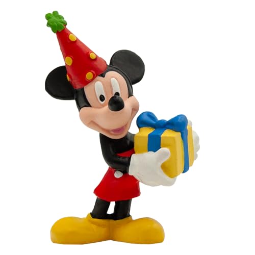 Bullyland 15338 - Spielfigur Walt Disney Mickey Mouse mit Geschenk, ca. 7,6 cm, detailgetreu, ideal als kleines Geschenk für Kinder ab 3 Jahren Bullyland 15338 - Spielfigur Walt Disney Mickey Mouse mit Geschenk, ca. 7,6 cm, detailgetreu, ideal als kleines Geschenk für Kinder ab 3 Jahren von Bullyland