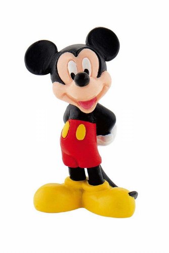 Bullyland 15348 - Spielfigur Walt Disney Mickey Mouse, ca. 6,1 cm, detailgetreu, ideal als kleines Geschenk für Kinder ab 3 Jahren von Bullyland