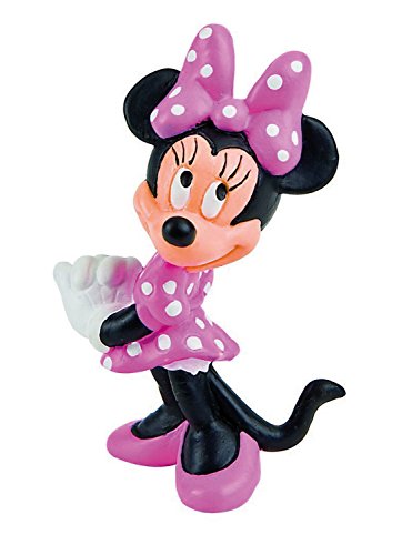 Bullyland 15349 - Spielfigur Walt Disney Minnie Mouse, ca. 6,9 cm, detailgetreu, ideal als kleines Geschenk für Kinder ab 3 Jahren von Bullyland