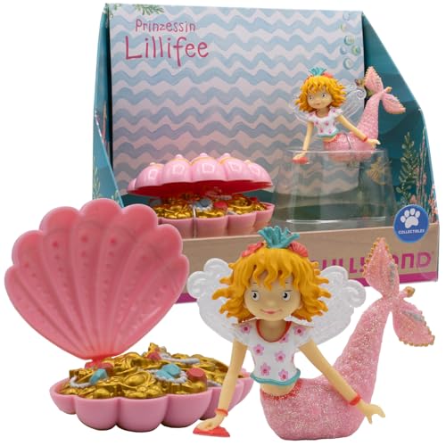 Bullyland 18904 - Spielfigur Prinzessin Lillifee als Meerjungfrau mit ihrer Schatzmuschel, detailgetreu, ideal als kleines Geschenk für Kinder ab 3 Jahren Bullyland 18904 - Spielfigur Prinzessin Lillifee als Meerjungfrau mit ihrer Schatzmuschel, detailgetreu, ideal als kleines Geschenk für Kinder ab 3 Jahren von Bullyland