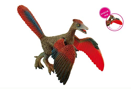 Bullyland 61447 - Spielfigur, Medium Dinosaurier Archaeopteryx, Museum Line, ca. 11 x 13,6 cm, ideal als Torten-Figur, detailgetreu, PVC-frei, tolles Geschenk für Kinder zum fantasievollen Spielen von Bullyland