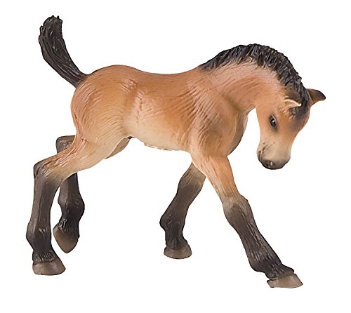 Bullyland 62680 - Spielfigur Trakehner Fohlen braun, ca. 8,8 cm, detailgetreu, PVC-frei, ideal als kleines Geschenk für Kinder ab 3 Jahren von Bullyland