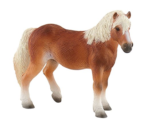 Bullyland 62696 - Spielfigur Haflinger Stute, ca. 13,1 cm, detailgetreu, PVC-frei, ideal als kleines Geschenk für Kinder ab 3 Jahren von Bullyland