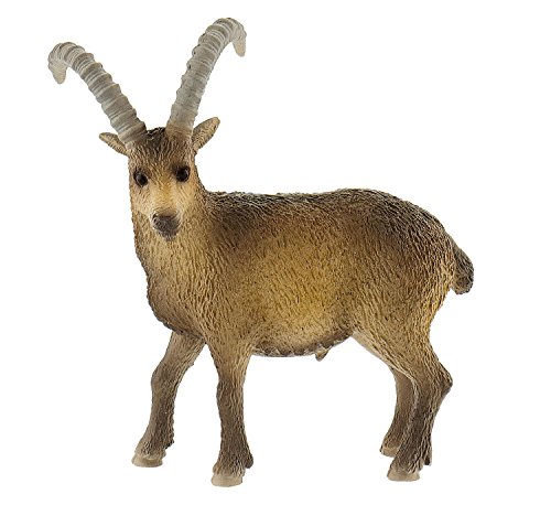 Bullyland 62755 - Spielfigur Steinbock, ca. 9 cm große Tierfigur, detailgetreu, PVC-frei, ideal als kleines Geschenk für Kinder ab 3 Jahren von Bullyland