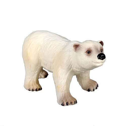 Bullyland 63538 - Spielfigur Eisbär Junges, ca. 8,5 cm große Tierfigur, detailgetreu, PVC-frei, ideal als kleines Geschenk für Kinder ab 3 Jahren von Bullyland