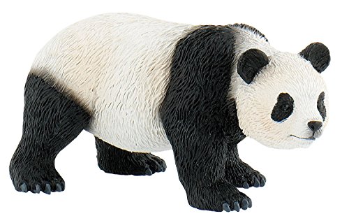Bullyland 63678 - Spielfigur Panda Bär, ca. 10,4 cm große Tierfigur, detailgetreu, PVC-frei, ideal als kleines Geschenk für Kinder ab 3 Jahren von Bullyland