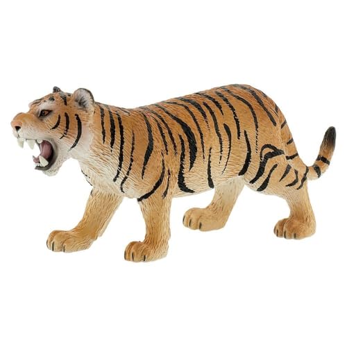 Bullyland 63683 - Spielfigur Tiger, ca. 14 cm große Tierfigur, detailgetreu, PVC-frei, ideal als kleines Geschenk für Kinder ab 3 Jahren von Bullyland