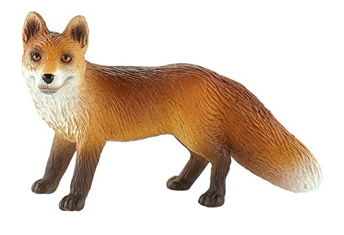 Bullyland 64445 - Spielfigur Fuchs, ca. 7,3 cm große Tierfigur, detailgetreu, PVC-frei, ideal als kleines Geschenk für Kinder ab 3 Jahren von Bullyland