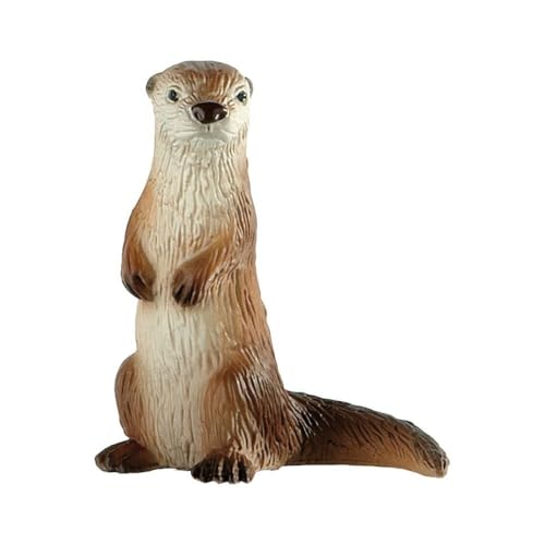 Bullyland 64462 - Spielfigur Otter, ca. 5 cm große Tierfigur, detailgetreu, PVC-frei, ideal als kleines Geschenk für Kinder ab 3 Jahren von Bullyland