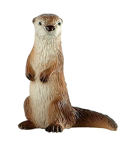 Bullyland 64462 - Spielfigur Otter, ca. 5 cm große Tierfigur, detailgetreu, PVC-frei, ideal als kleines Geschenk für Kinder ab 3 Jahren von Bullyland