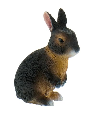 Bullyland 64612 - Spielfigur Kaninchen, ca. 5 cm große Tierfigur, detailgetreu, PVC-frei, ideal als kleines Geschenk für Kinder ab 3 Jahren von Bullyland