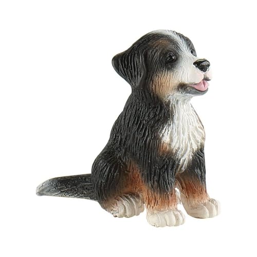 Bullyland 65437 - Spielfigur Berner Sennenhund Welpe Joy, ca. 4 cm große Tierfigur, detailgetreu, PVC-frei, ideal als kleines Geschenk für Kinder ab 3 Jahren von Bullyland