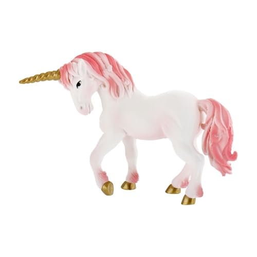 Bullyland 75570 - Spielfigur Weiße Einhorn Stute, ca. 8,2 cm, detailgetreu, PVC-frei, ideal als kleines Geschenk für Kinder ab 3 Jahren von Bullyland