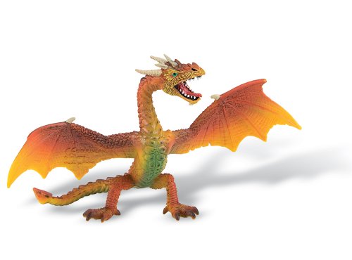 Bullyland 75590 - Fliegender Drache, orange von Bullyland