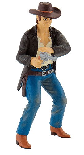 Bullyland 80682 - Spielfigur, Cowboy mit Revolver, ca. 9,8 cm von Bullyland