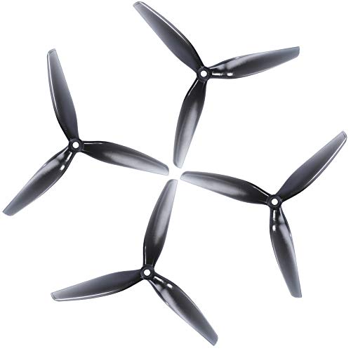 Bumdenuu 2 Paar für HQ Prop 7X4X3 Propeller 7040 Popo Prop 7 Zoll Zubehör mit 3 Klingen für DIY, Fernbedienung, FPV, Renndrohne von Bumdenuu