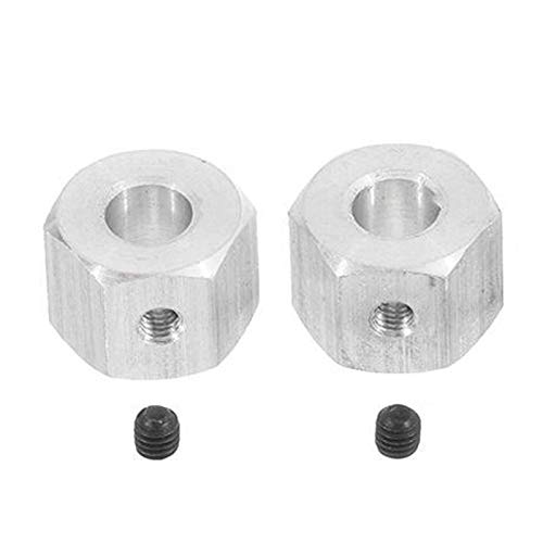 Bumdenuu 2 Stück Serien 5 mm 12 mm Sechskant-Adapter für Kombinator-Radnabe aus Metall für B14 B16 B24 B36 C14 C24 MN D90 D91 RC Autoersatzteile von Bumdenuu