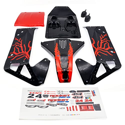 Bumdenuu Auto-Karosserie-Set mit Fernbedienung E 7534 7535 7536 7537 für ZD Racing -10 DBX10 1/10 Upgrade Auto Fernbedienung Ersatzzubehör, 2 von Bumdenuu