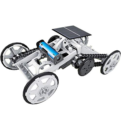 Bumdenuu DIY Solarklettern Fahrrad Wissenschaft Vier Räder Motor Auto Block montiert Elektrisch Modell Auto Spielzeug von Bumdenuu