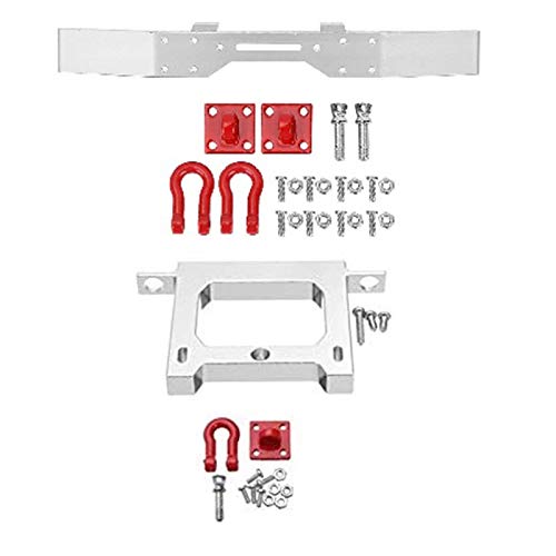 Bumdenuu Rc Auto & LKW Upgrade Teile Metall Front & Heck Stoßstange für Wpl B14 B16 Q60 Q61 1/16 Rc Trail Crawler Upgrade Teile von Bumdenuu