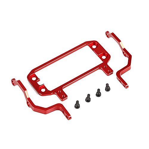 Bumdenuu Servo-Halterungsbrücke aus CNC-Metall für 1/5 Rovan 5IVE-T King Motor X2, ferngesteuert, Autoteile, Rot von Bumdenuu