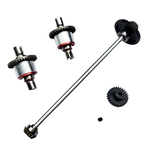 Bumdenuu Set mit Differentialgetrieben, Antriebswelle für Hauptachse, aus Metall für A959-B A969-B A979-B A979-B 1/18-teilig, Upgrade für Auto, mit Fernbedienung von Bumdenuu