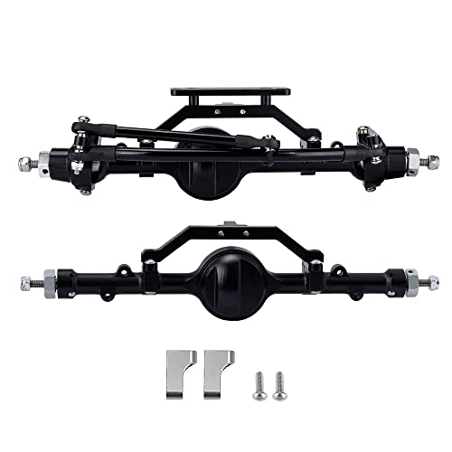 Bumdenuu Vorderachse und Hinterachse aus Metall CNC D90 für 1/10 Crawler ferngesteuert D90 D110 Gelande II TF2 Yota II Axle Upgrade-Teile von Bumdenuu