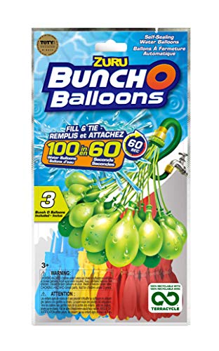 Bunch O Balloons, 100 Self-sealing Water Balloons in 3 Bunches (Pink, White, Purple) von Bunch O Balloons