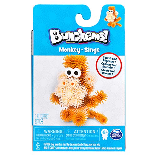 Bunchems Pet Pals - Niedliche Tierchen zum Zusammenkletten - Giraffe Krokodil oder Strauß - 50 Stück pro Pack, 20079070 von Bunchems