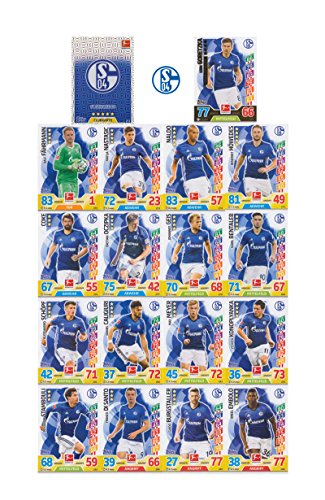 Match Attax Bundesliga 2017 2018 - FC Schalke 04 Mannschafts-Set 18 Karten Basiskarten Clubkarte Starspieler - Deutsche Ausgabe Match Attax Bundesliga 2017 2018 - FC Schalke 04 Mannschafts-Set 18 Karten Basiskarten Clubkarte Starspieler - Deutsche Ausgabe von Bundesliga Match Attax