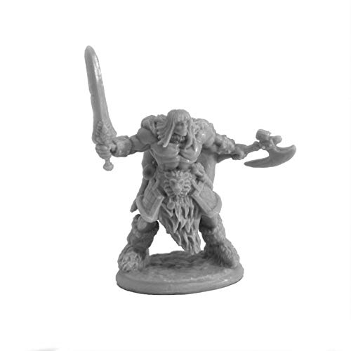 Pechetruite 1 x ANKOA Barbarian Hero - Reaper Bones Miniature zum Rollenspiel Kriegsspiel - 77736 von Buosha