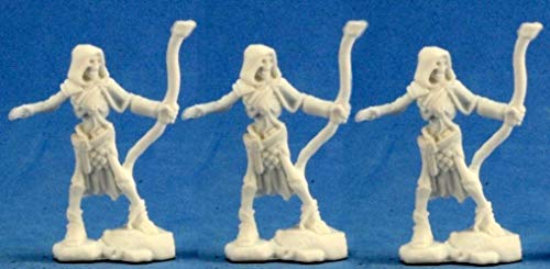 Pechetruite 3 x GUARDIEN Archer Skeleton - Reaper Bones Miniature zum Rollenspiel Kriegsspiel - 77237 von Pechetruite