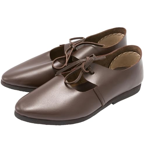 Burgschneider - Damenschuhe (35, Unisex, Leder) Mittelalter, Fantasy - von Burgschneider