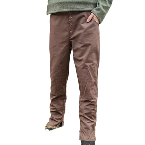 Burgschneider - Hose Kergon - Braun (M, Unisex, Baumwolle) Mittelalter Fantasy - Ranger von Burgschneider