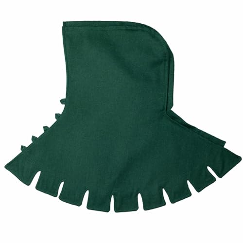 Burgschneider - Linke Seite Haube Dangereuse Grün (Standard, Unisex, Wolle) Mittelalter, Fantasy - Medieval Inspired Fantasy Costume von Burgschneider