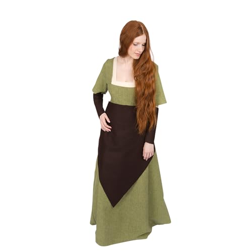 Burgschneider - Tuch Bertrude - Braun (Standard, Unisex, Wolle) Mittelalter, Fantasy - Medieval von Burgschneider