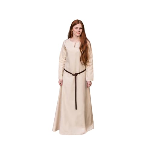 Burgschneider - Unterkleid Feme - Natur (S, Unisex, Baumwolle) Historisch - Early Medieval, Viking von Burgschneider