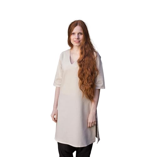 Burgschneider - Untertunika Lagertha - Natur (XL, Unisex, Baumwolle) Historisch - Early Medieval von Burgschneider