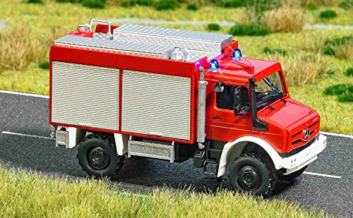 Busch Modelisme Ho - Accessoires de décor : Feuerwehrwagen Avec feux clignotants von Busch-Jaeger