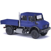 Busch - Mercedes-Benz Unimog U 5023 Doppelkabine, Blau von Busch Modellspielwaren