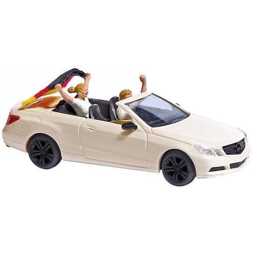 Busch Mercedes Benz E-Klasse Cabrio Fußball-Fieber | Modellauto 1:87#41674 von Busch