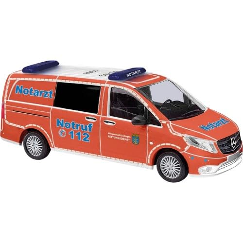 51103 H0 Mercedes-Benz Vito, Feuerwehr Solingen NEF von Busch