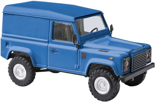 54350 H0 Land Rover Defender 90 Kastenwagen, Blau von Busch