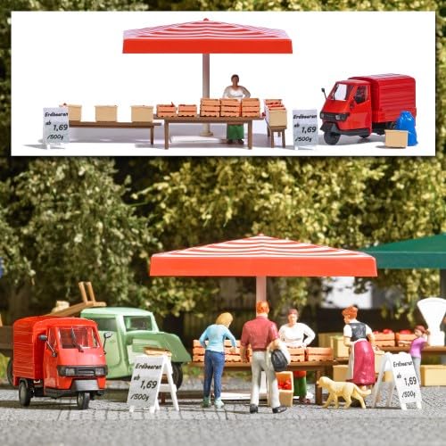 7913 Action Set: Marktstand Erdbeeren von Busch