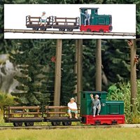 BUSCH 12015 H0 Feldbahn Start-Set »Personentransport« von Busch