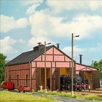 BUSCH 1956 H0 Lokschuppen BUSCH 1956 H0 Lokschuppen von Busch