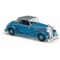 BUSCH 40526 H0 Mercedes 170S Cabrio geschlossen, Blau von Busch