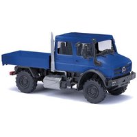 BUSCH 51082 H0 Mercedes-Benz Unimog U 5023 / Doppelkabine blau von Busch