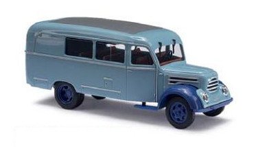 BUSCH 51851 H0 Robur Garant K 30 Kombiwagen, blau von Busch-Jaeger