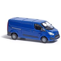 BUSCH 52401 H0 Ford Transit Custom Kastenwagen, Blau von Busch